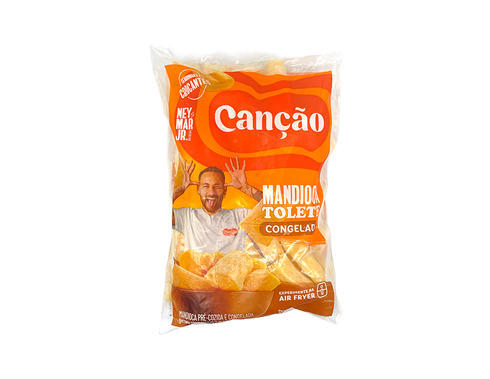 MANDIOCA TOLETE CONGELADA E COZIDA CANÇÃO 1 KG (CX 12 PCT)